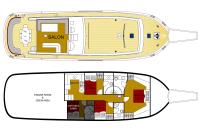SERENITY-70 yacht charter: Layout