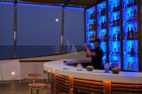 CHRISTINA-O yacht charter: New bar on the Jacuzzi deck