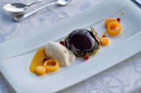 CHRISTINA-O yacht charter: Plated desert