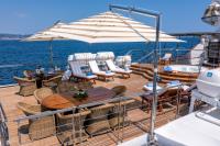 CHRISTINA-O yacht charter: Jacuzzi deck