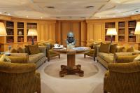 CHRISTINA-O yacht charter: Sir Winston Churchill library