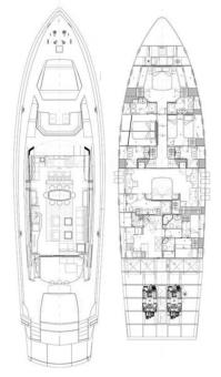 ALEMIA yacht charter: General Arrangement